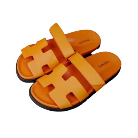 orange hermes chypre|Hermes chypre sandals.